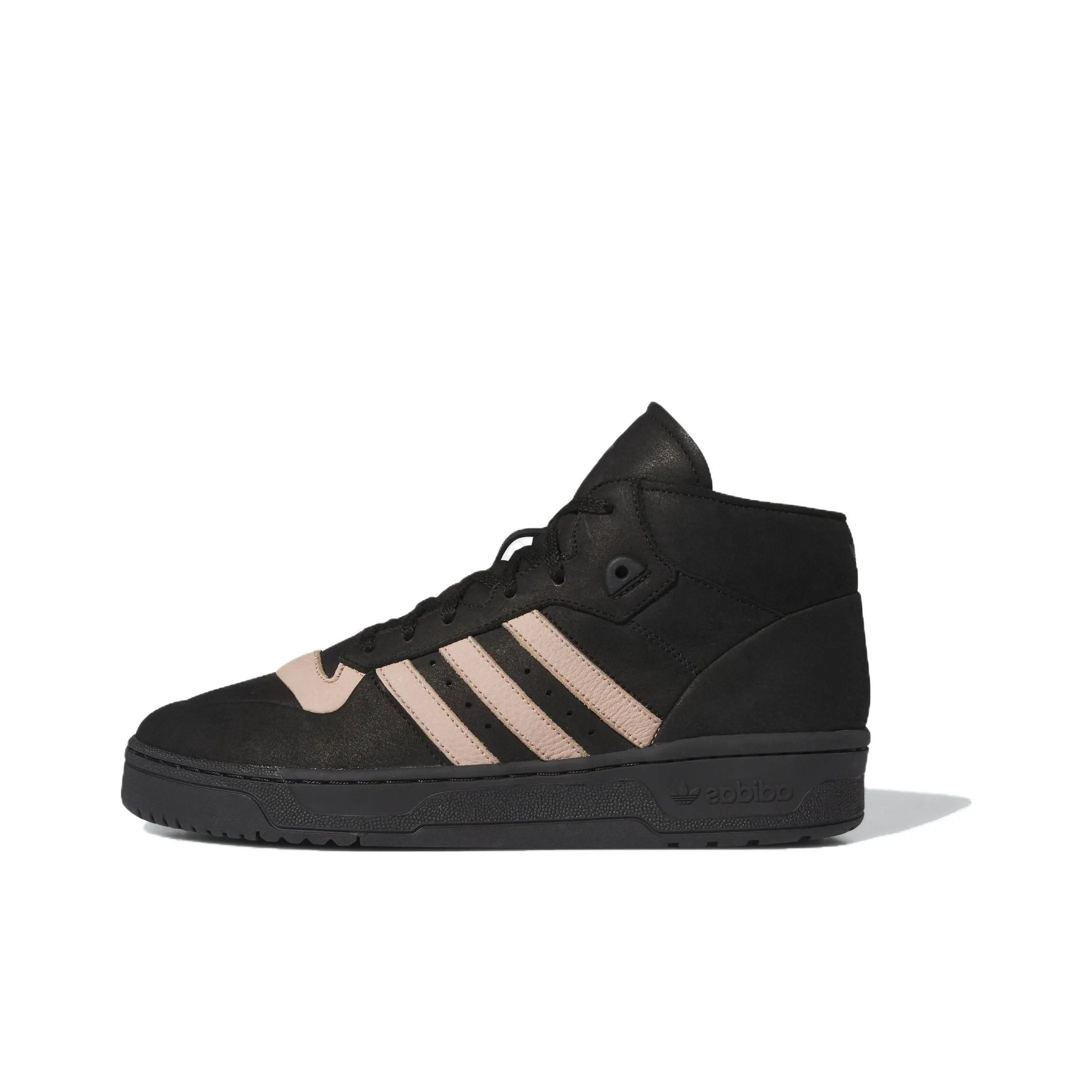 Adidas Originals Rivalry Скейтборд Кроссовки MID Топ Черный Телесный цвет Унисекс