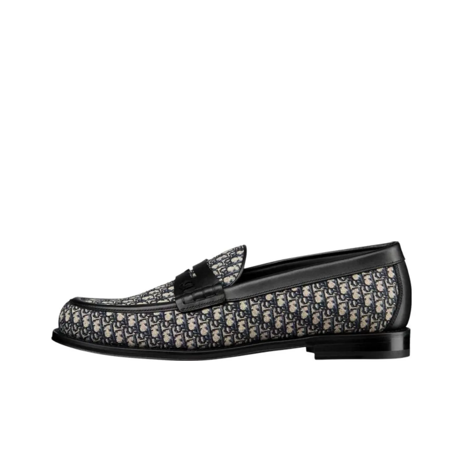 DIOR Granville Loafer 'DIOR Oblique - Black Beige'