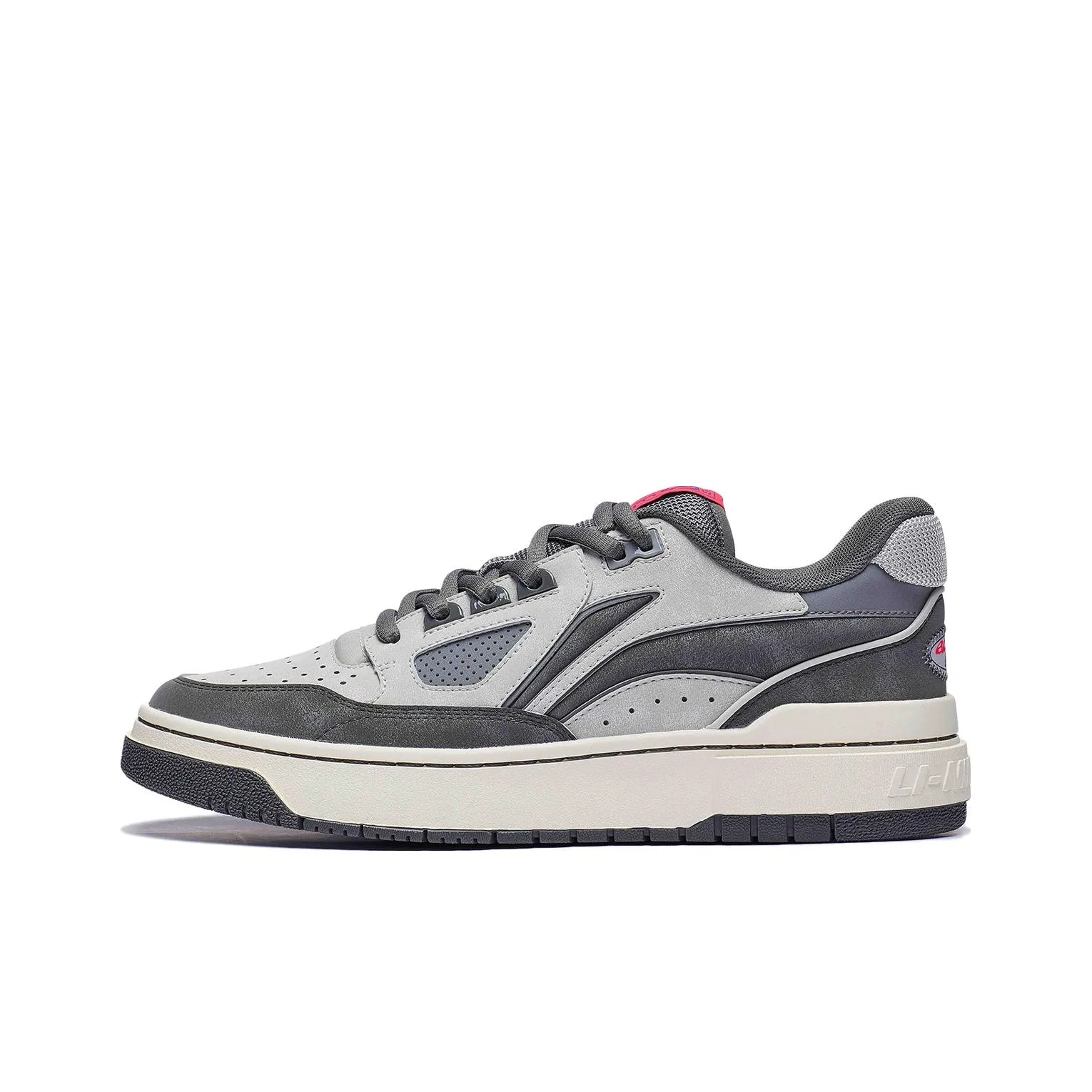 LiNing Rookie 2 Cushioned Slip Resistant Low Top Basketball Shoes Men's Gray