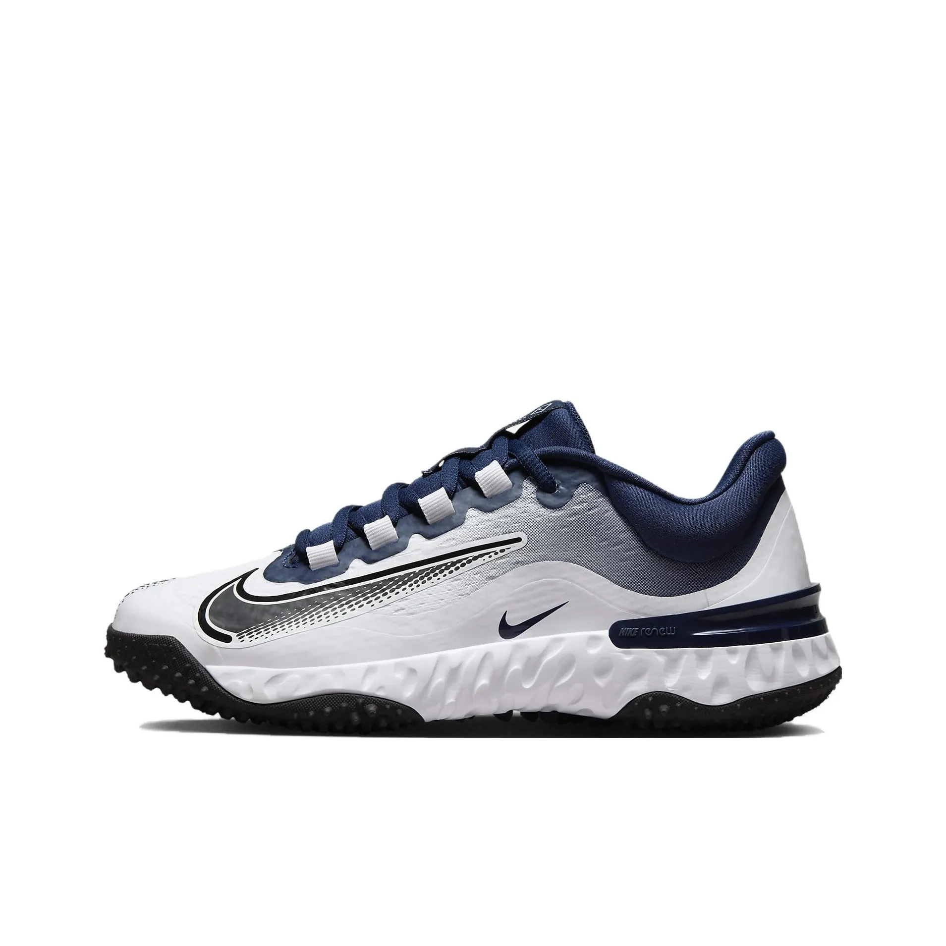 Nike Alpha Huarache Elite 4 Turf 'Midnight Navy White' Women's