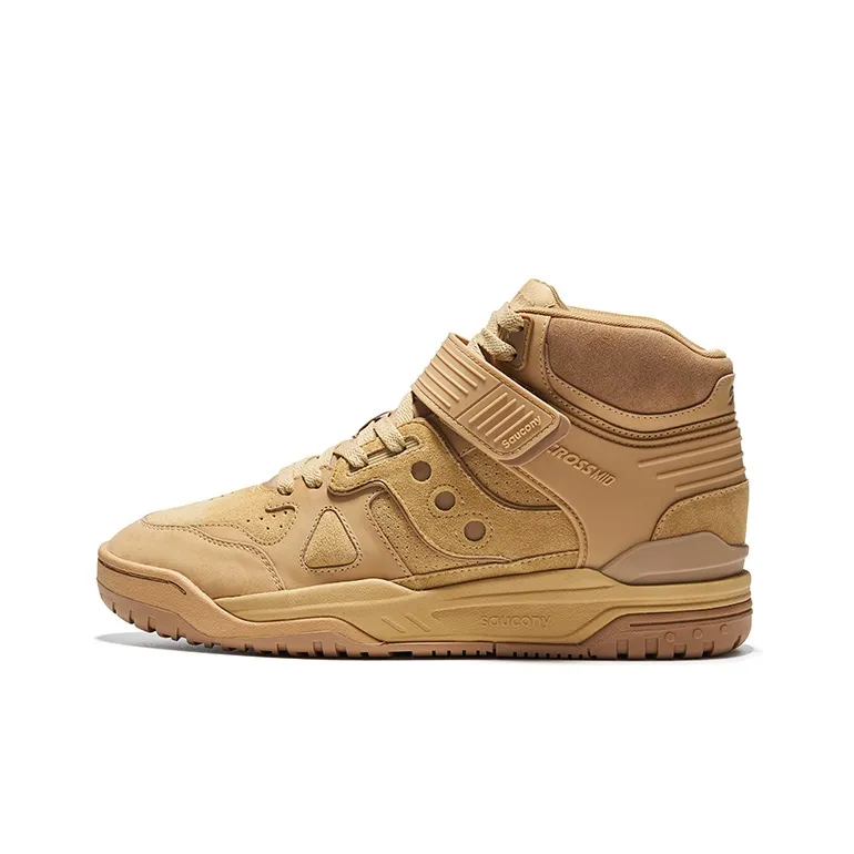 Saucony Skateboard Shoes Unisex High top Khaki
