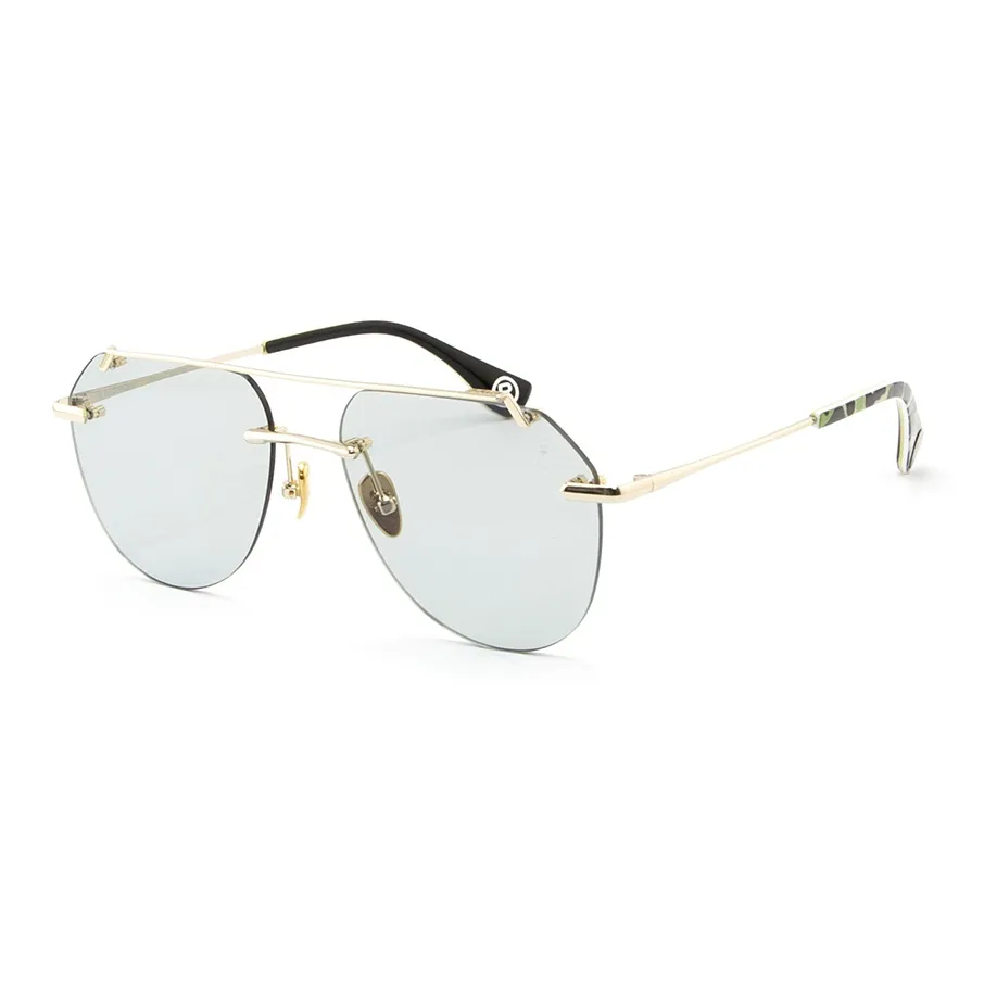 A BATHING APE Окуляры OVAL из нержавеющей стали Унисекс