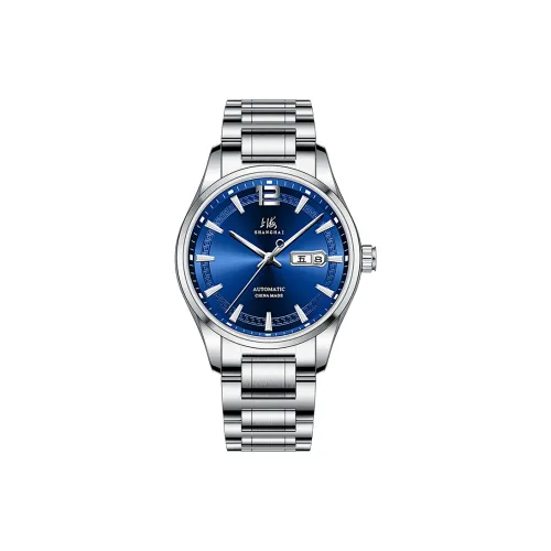 Шанхай Автоматический Механический Movement Мужские National Часы 39mm*39mm*12mm Синий