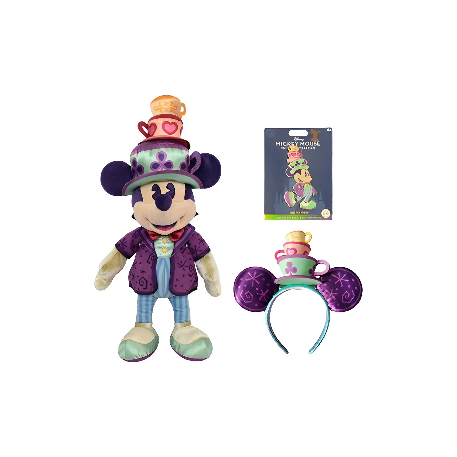 Disney Curious Adventurer Mickey Mouse Collector's Edition, March Party Mickey Mouse Dolls Plush Doll Trumpets High