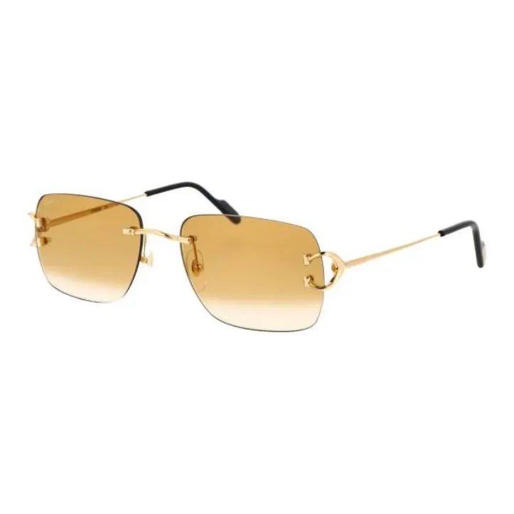 Cartier Eyewear Panther Rectangle frame Sunglasses