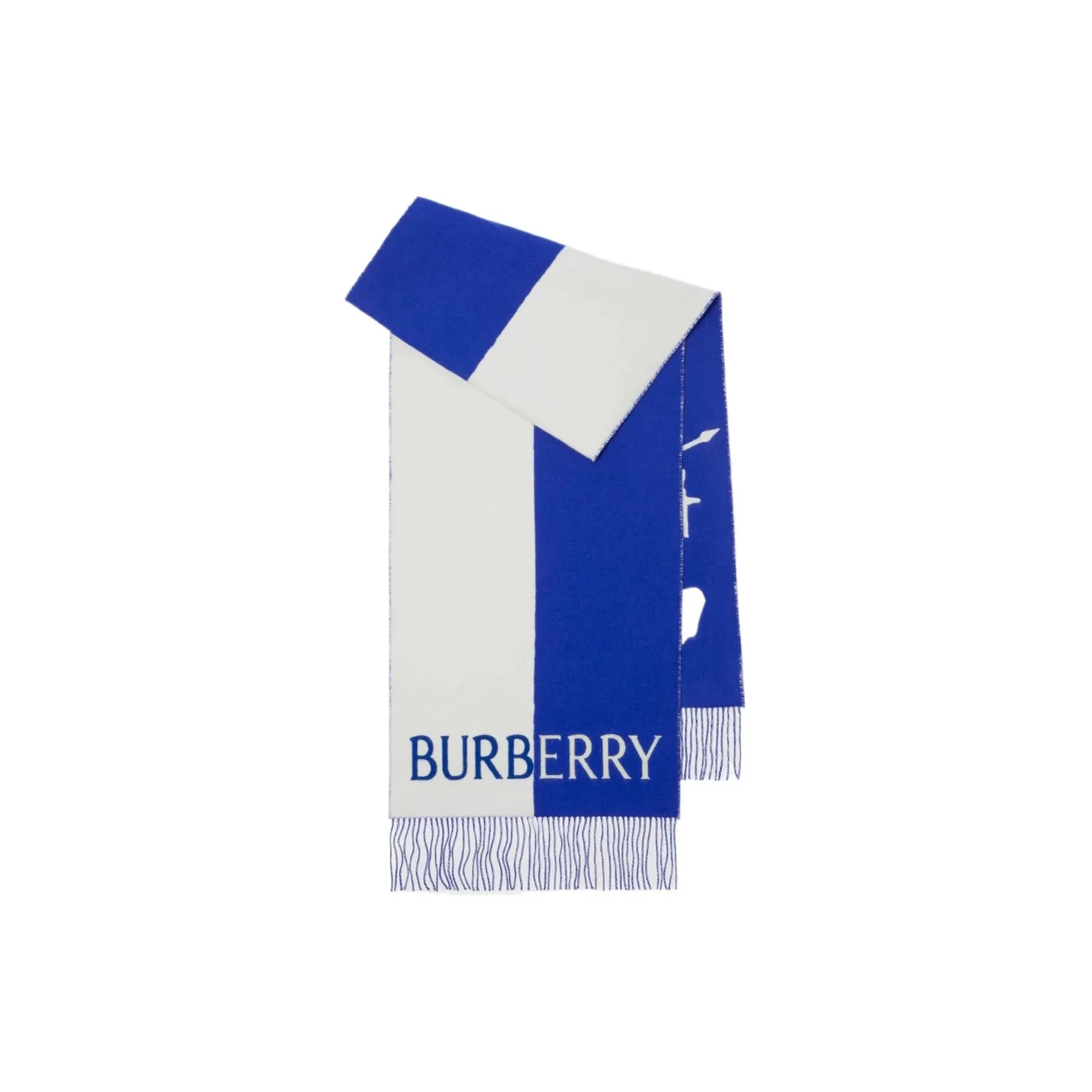 Burberry Equestrian Knight Wool-blend Scarf