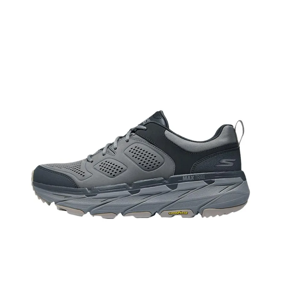 Skechers Max Cushioning Premier Sienna Trail Running Shoes 'Grey Black'