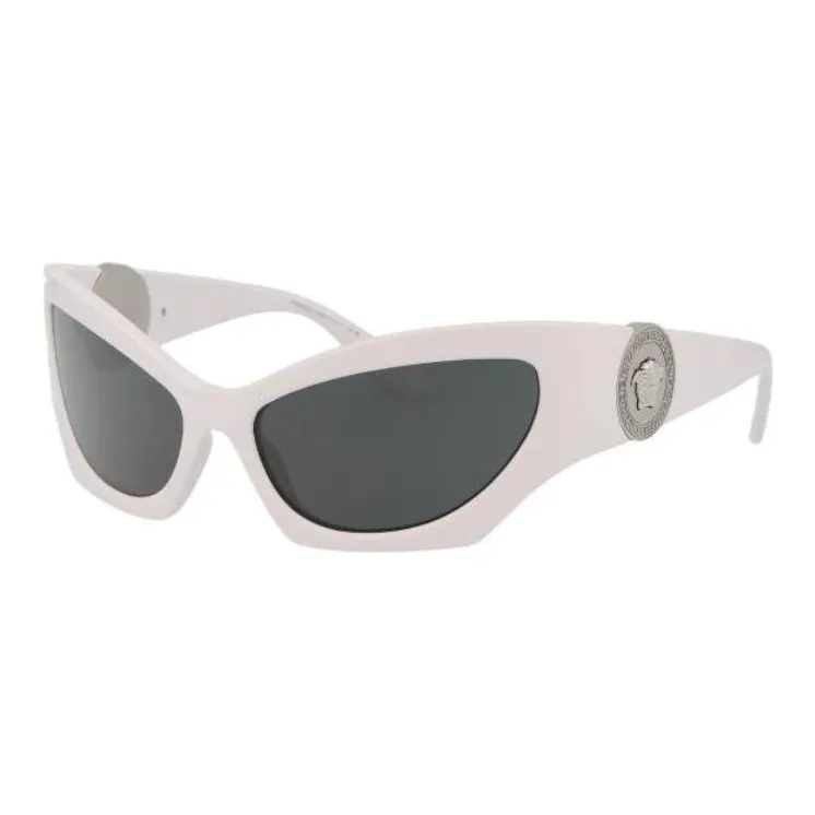 VERSACE Acetate Cat Eye Sunglasses Women's White