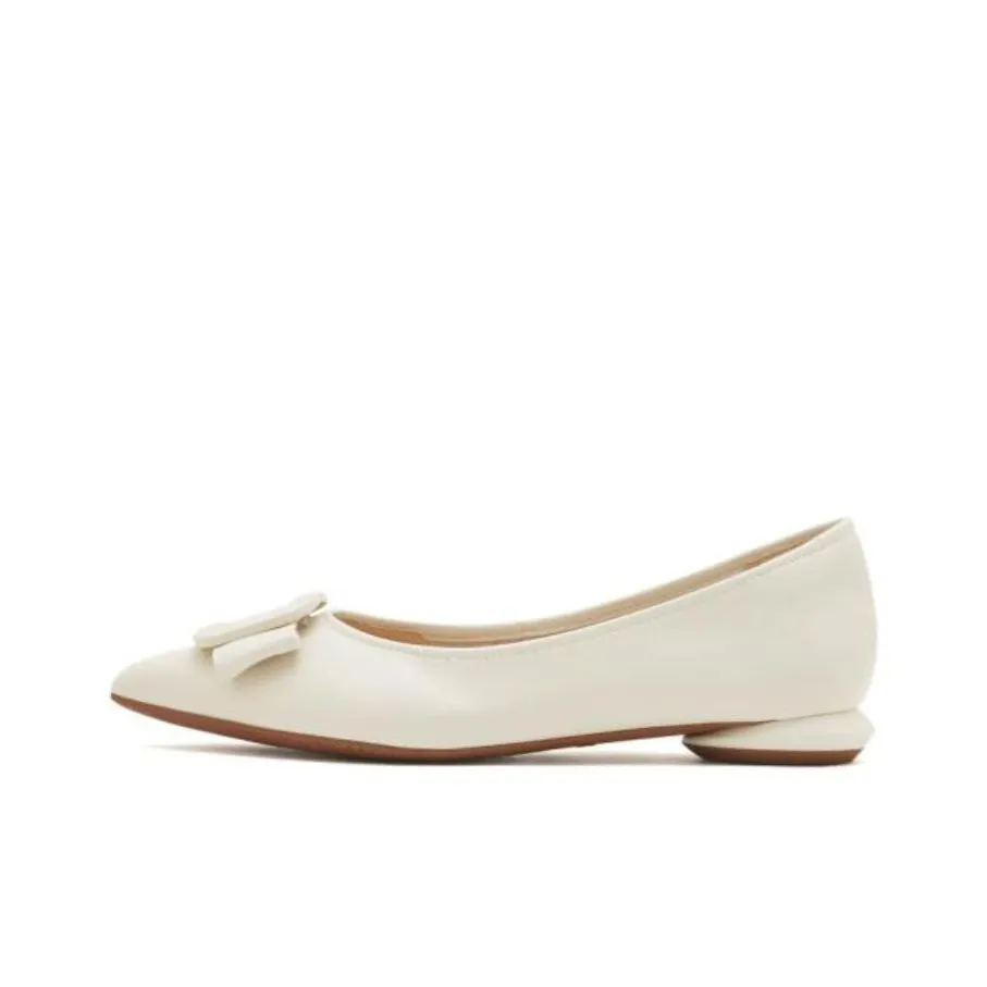 Staccato Soy Milk Shoes Casual Single Shoes 2cm Women's