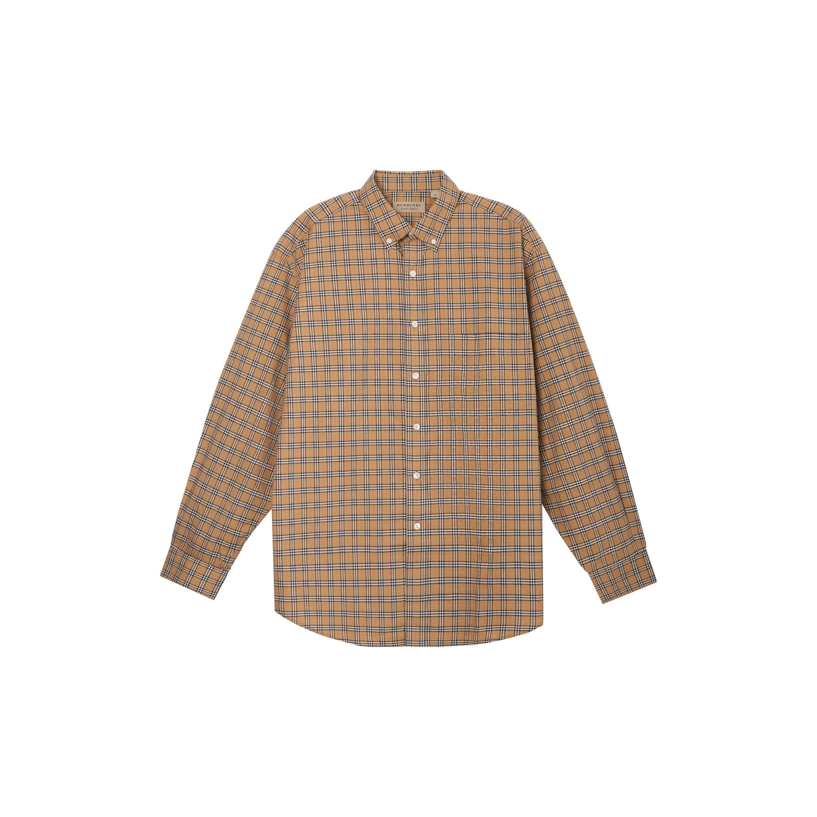 Burberry Small Scale Check Cotton Shirt