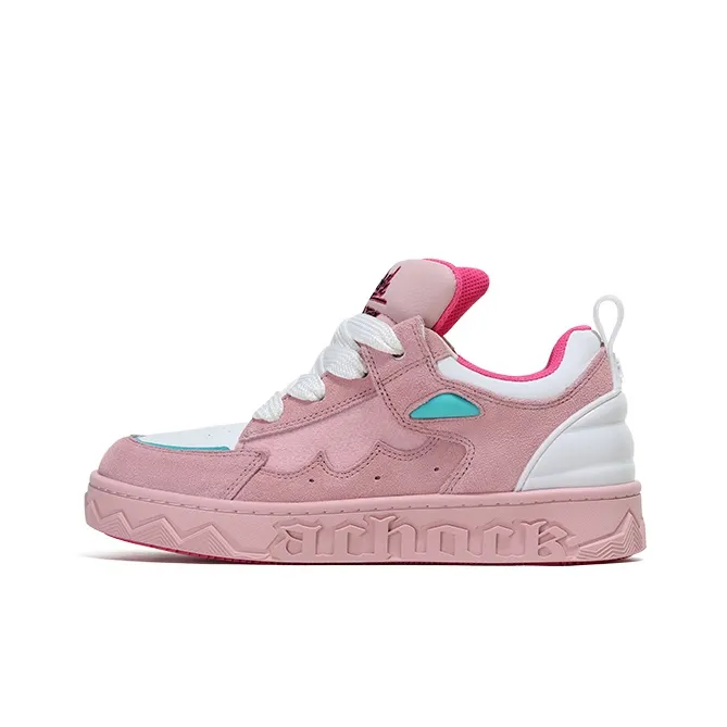 A Chock Dopamine Dressing Collection Low Top Skateboard Shoes Unisex Spring Blossom Pink
