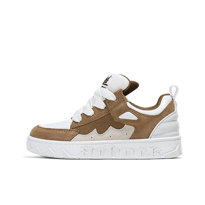 A Chock Dopamine Dressing Collection Low-Top Skateboard Shoes Unisex Mango Brown