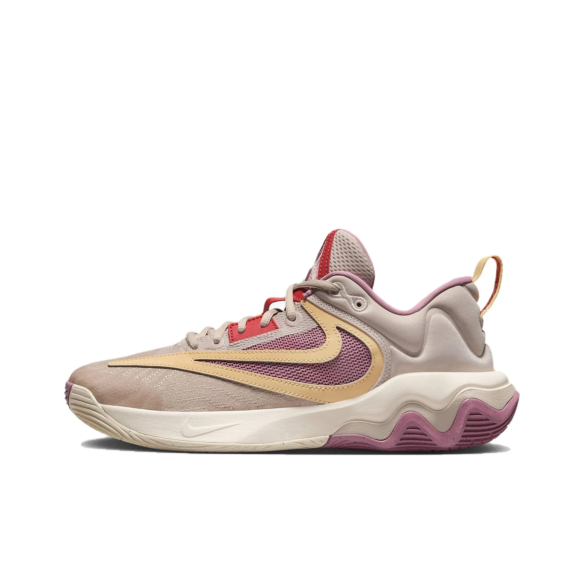 Nike Giannis Immortality 3 Износостойкий и Водонепроницаемый Низкий Топ Баскетбольные Кроссовки Мужские Розовые