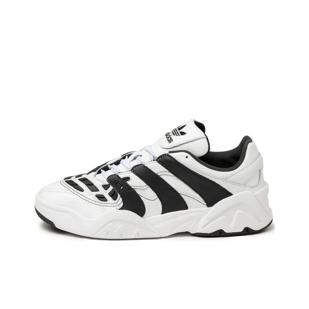 Adidas Originals Predator XLG Slip-resistant Low Top Casual Men's White Black Adidas Originals Predator XLG Противоскользящий Низкий Топ Повседневный Мужской Белый Черный