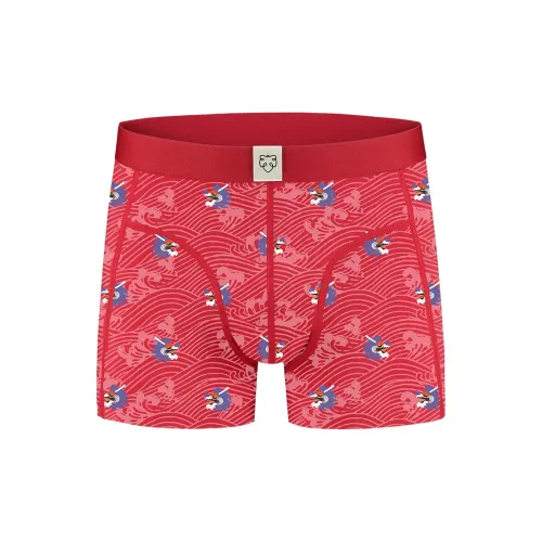 Мужские трусы A damunderwear красного цвета