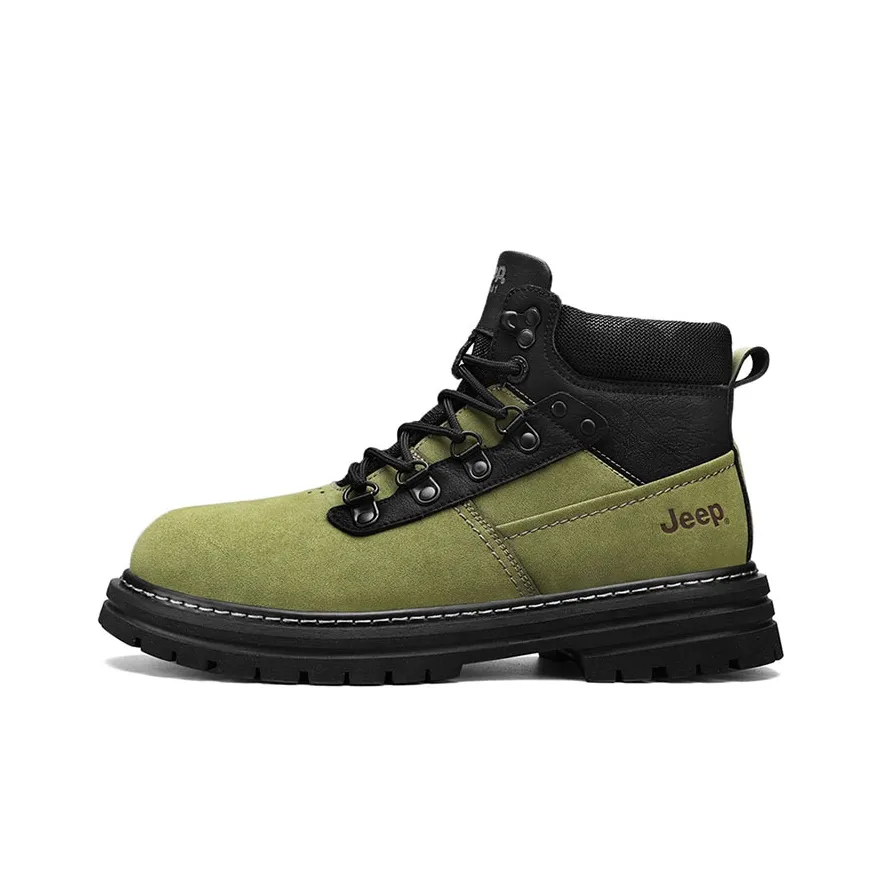 JEEP Короткий Мартин Boot Мужской Армейский зеленый