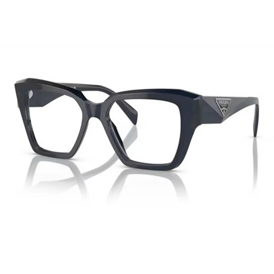 PRADA Ацетат Нерегулярная форма Оправа для очков Мужская Синяя