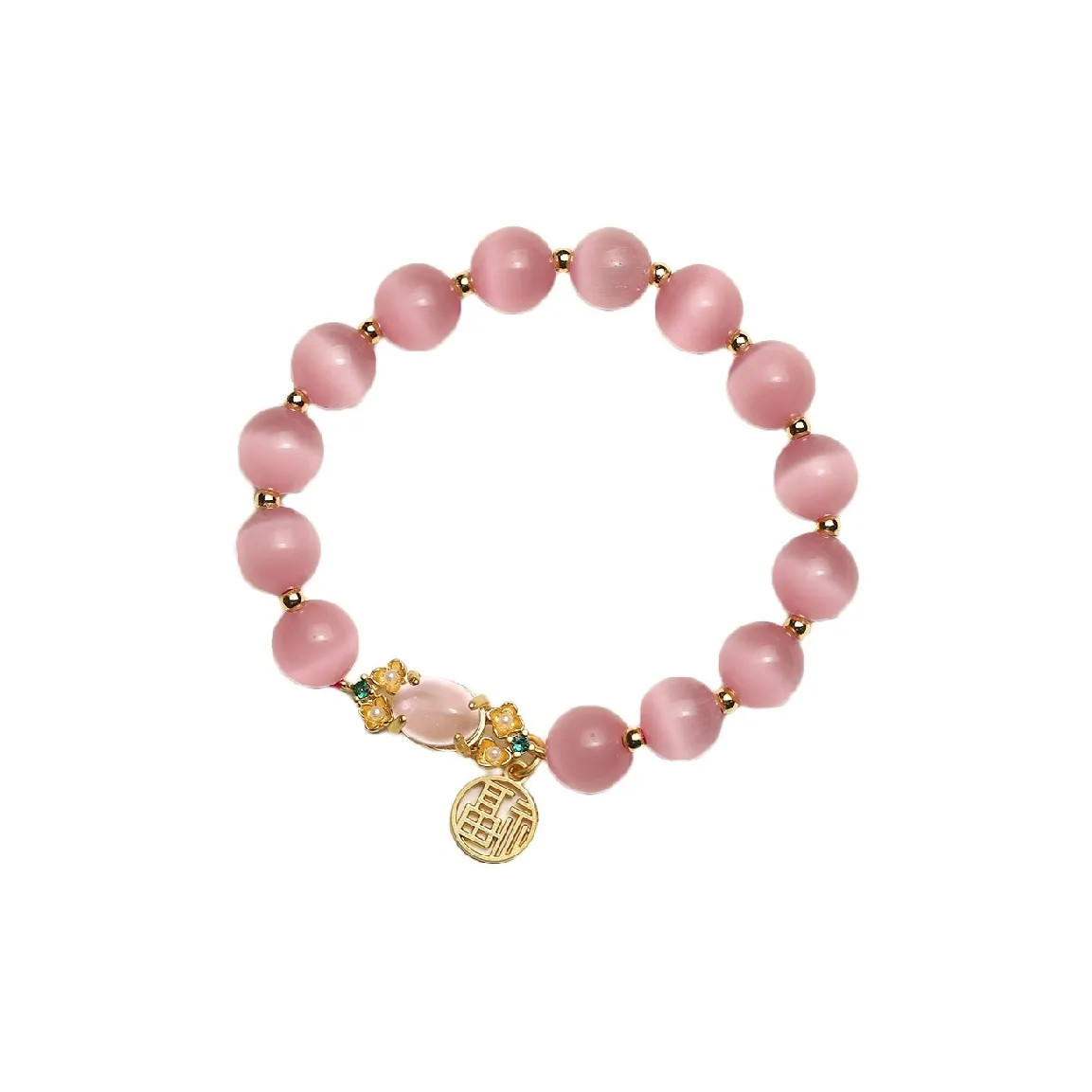 JIANGSUOXINYU Стекло Кошачий глаз Цветная глазурь Нефритовые браслеты Женские Цветная глазурь