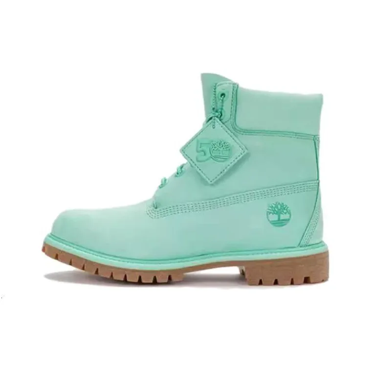 Timberland 50th teen Edition Premium 6 Inch Waterproof Boot 'Light Green Nubuck'