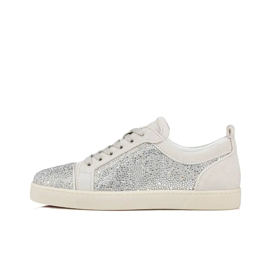 Christian Louboutin Skateboard Shoes Men Low-Top Beige