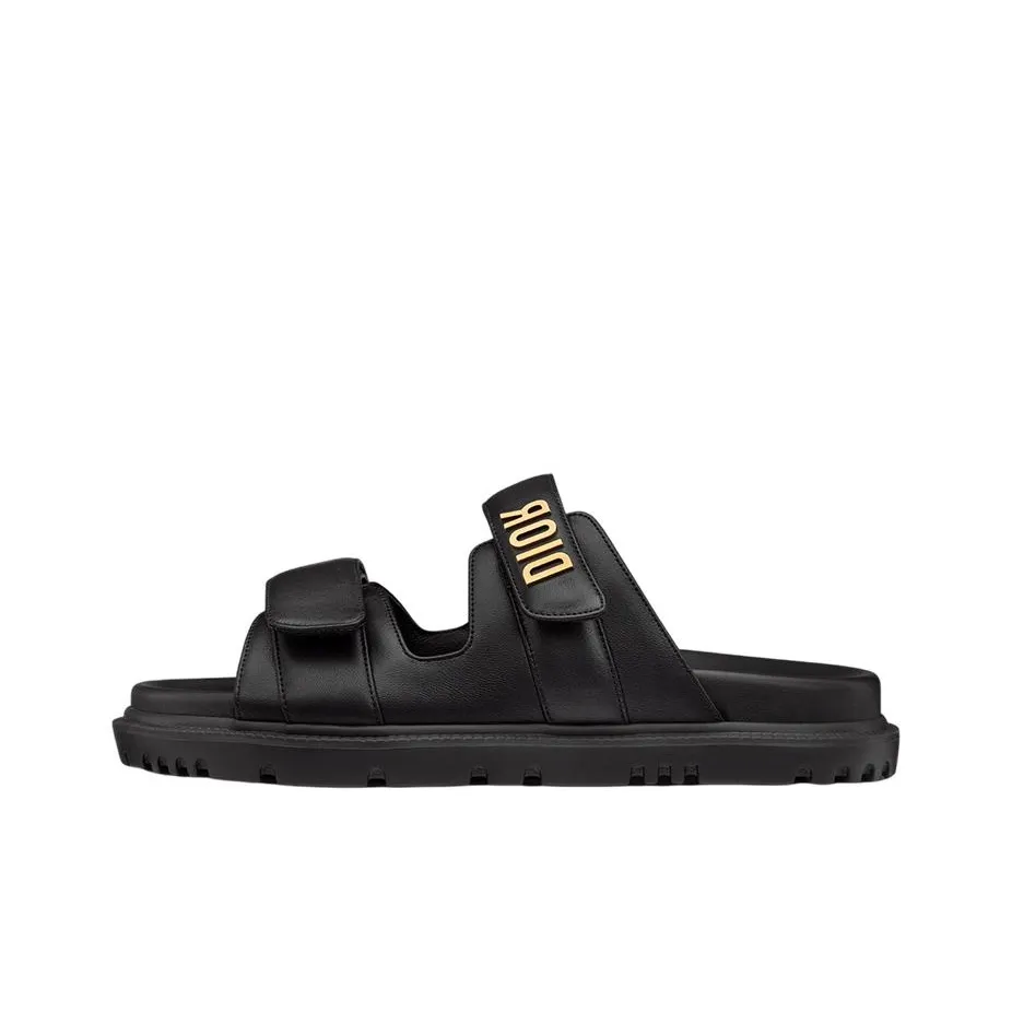 DIOR DiorAct Slide Slippers Women's Black