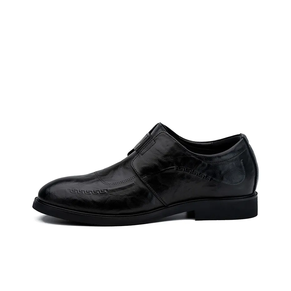 SULEGAO Dress Shoes Men's Black