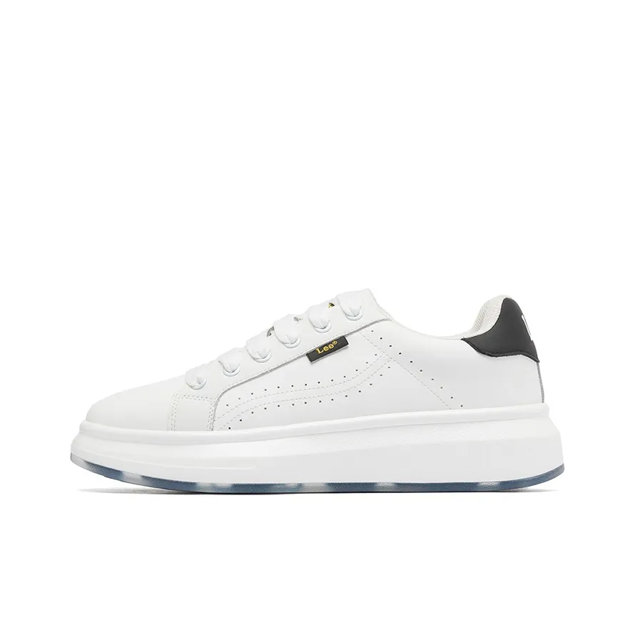 Lee Белый Кроссовки Дышащий Рекомендуемый рост Увеличение Низкий Топ Кроссовки для скейтбординга Мужской