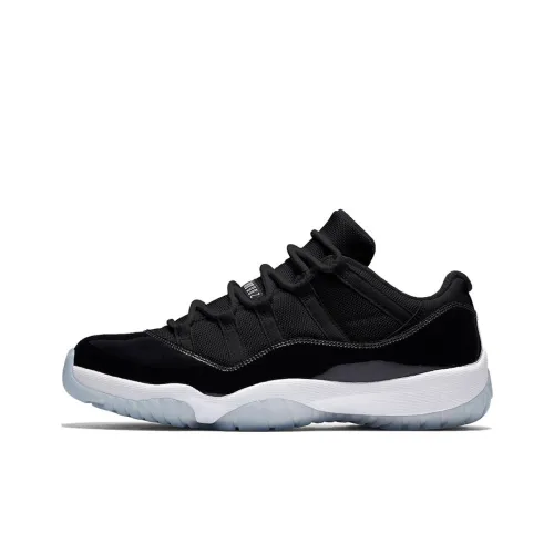 Jordan Air Jordan 11 Винтажные баскетбольные кроссовки Низкие Топы Черный/Белый Мужские