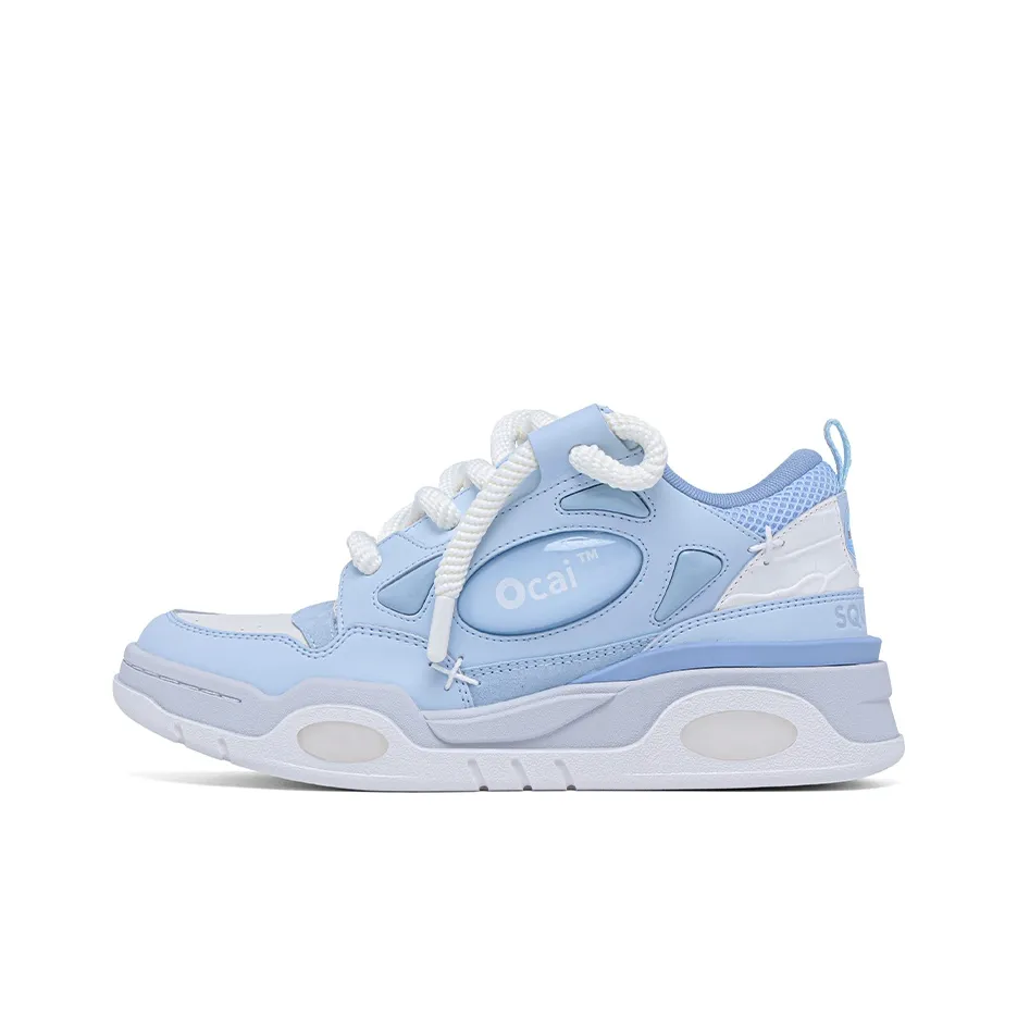 Pokemon x Ocai Low Top Skateboard Shoes Unisex Jean Turtle Blue