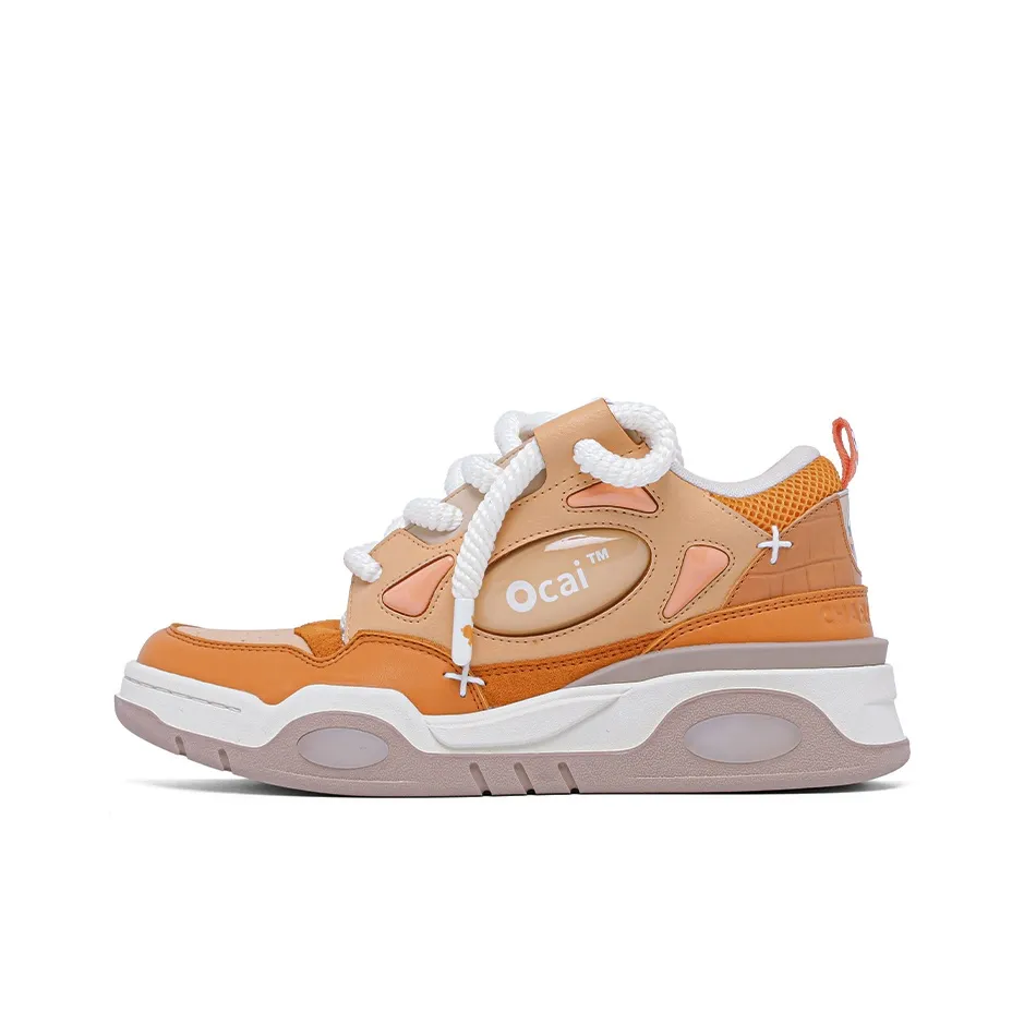 Pokemon x Ocai Low Top Skateboard Shoes Unisex Charmander Orange