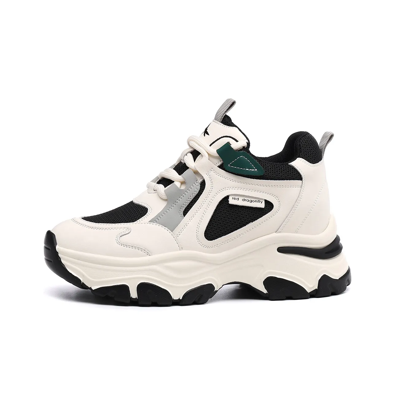 RED DRAGONFLY Низкий топ кэжуал женский бежевый черный