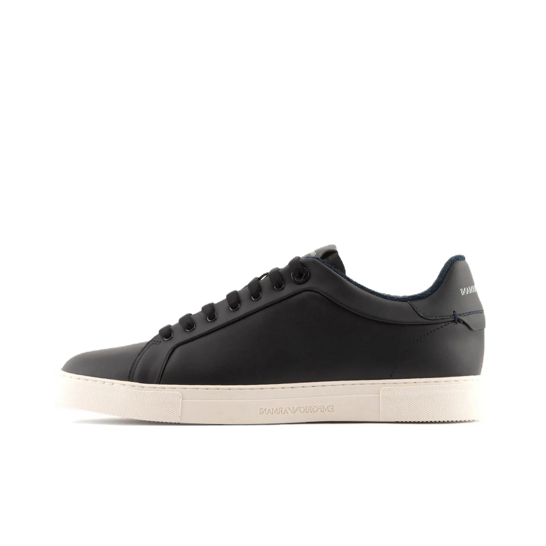 EMPORIO ARMANI Lace-up Leather Sneakers