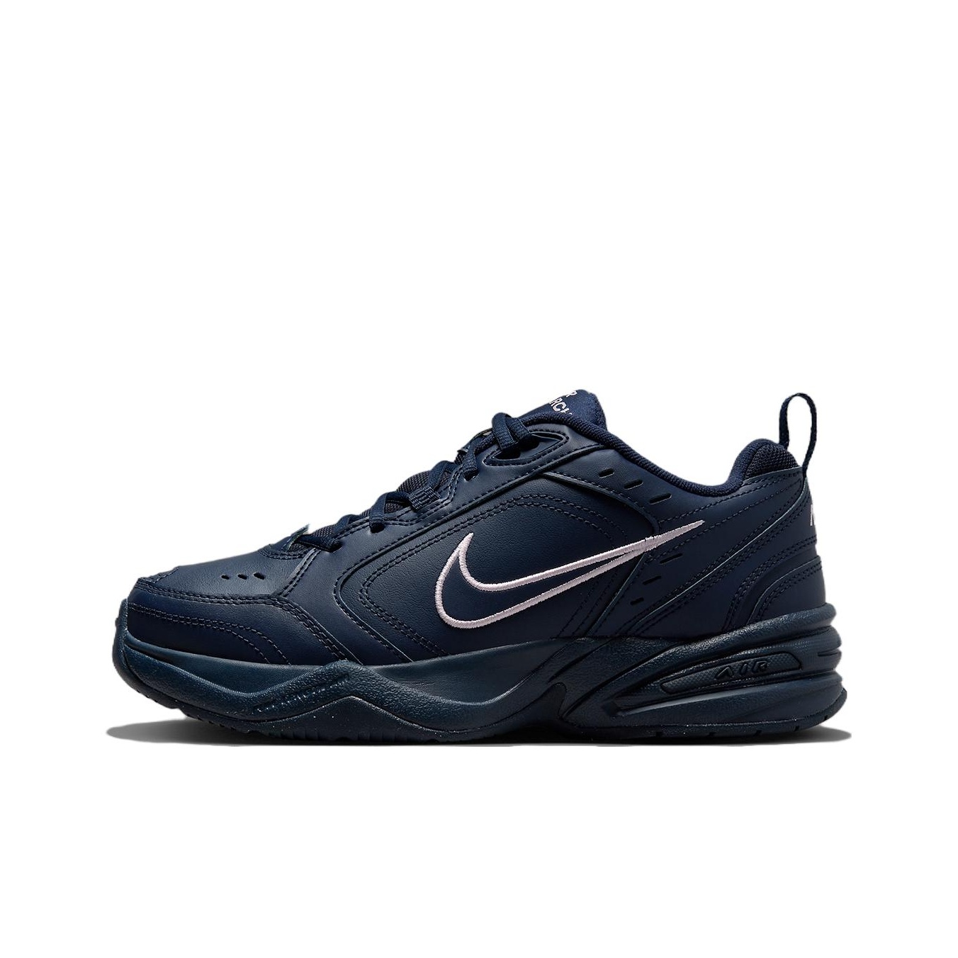 Nike air monarch iv triple black on sale