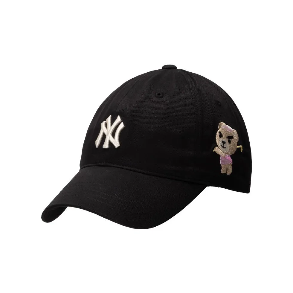 Бейсбольные кепки MLB Base Logo из хлопка унисекс черного цвета