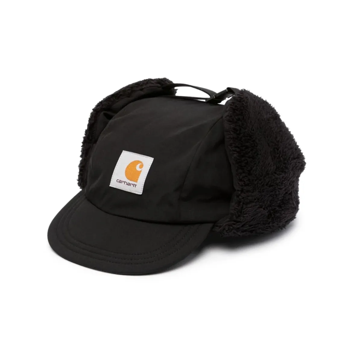 Carhartt WIP Cotton Шляпа-ушанка Мужская Черная