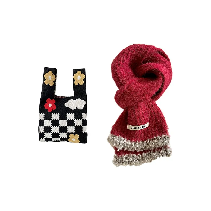 XUANTANG Polyester Knit Scarves Women's