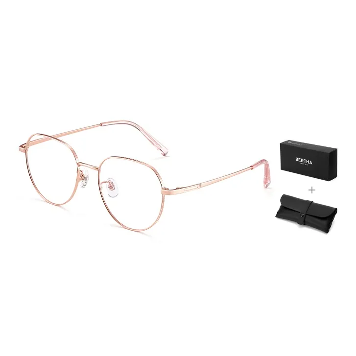 BERTHA Чистый титан Нерегулярная форма Оправы для очков Унисекс