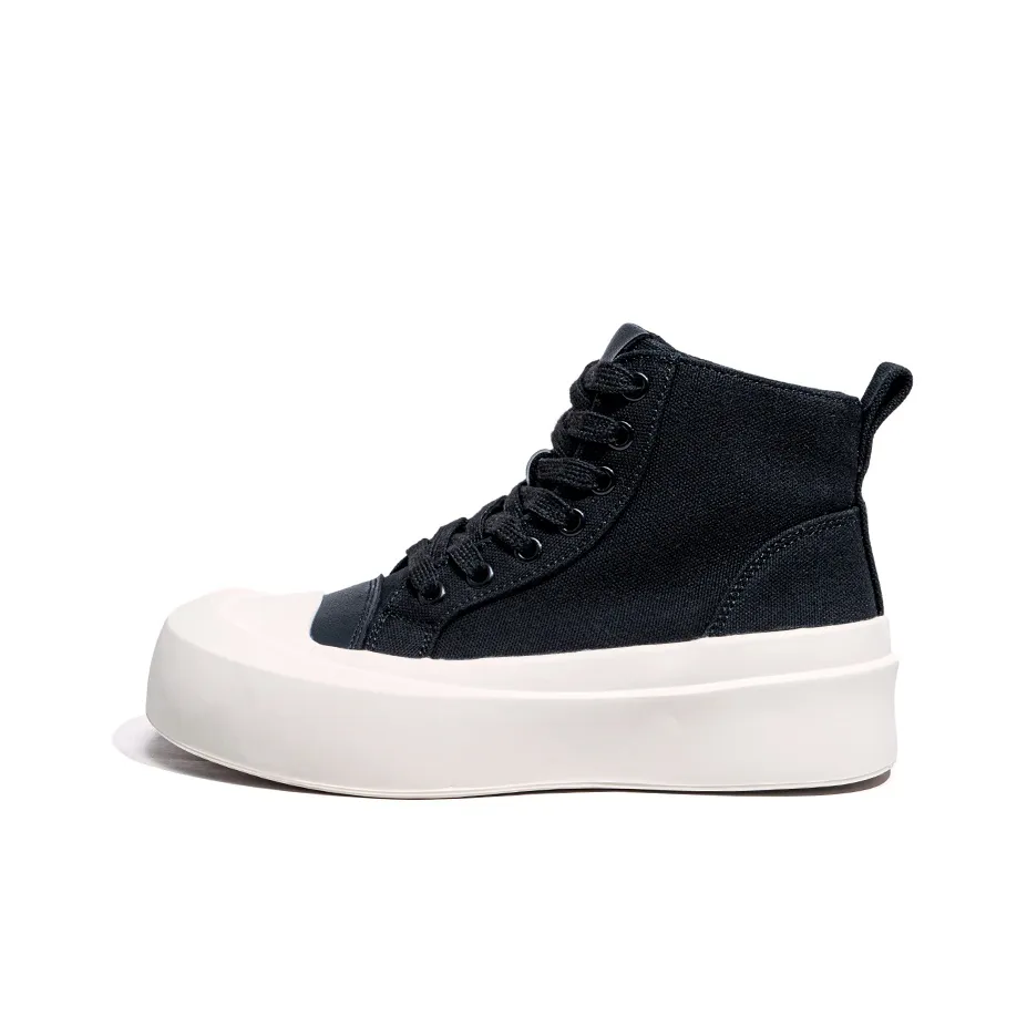 La Chapelle Height Increasing Support High Top Canvas Shoes Women's