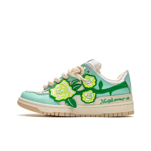 Youthloser Кроссовки для скейтбординга Low Top Зеленые Унисекс