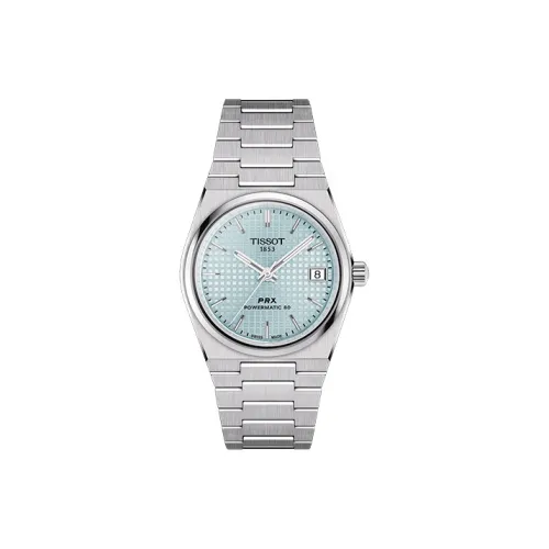 Tissot Автоматический Механический Movement Мужские PRX Super Player Series Часы 35 мм Синие