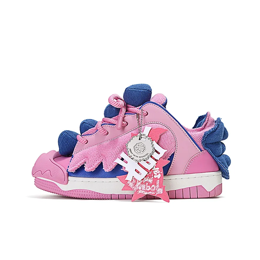 ADCDAVINCI Богатство Дракон Коллекция Низкие Кроссовки для Скейтбординга Унисекс Розовые