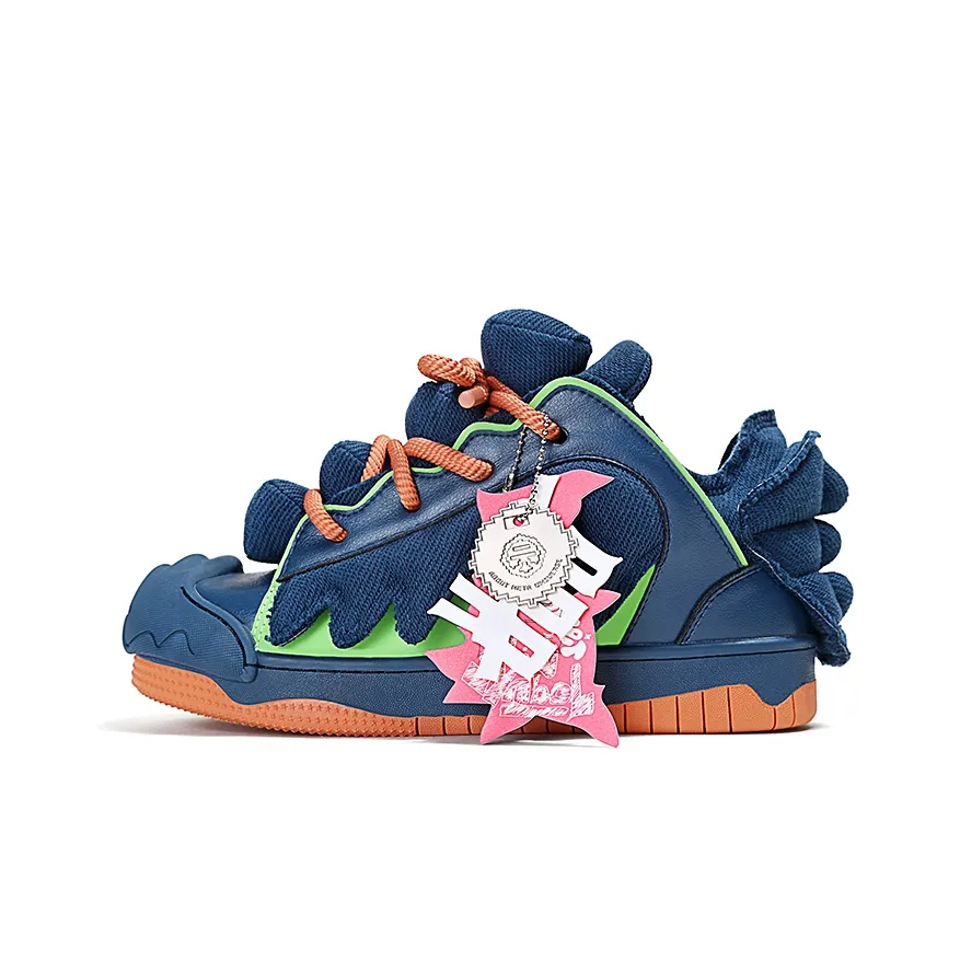 ADCDAVINCI Zhao Cai Long Low Топ Скейтборд Кроссовки Унисекс Синий