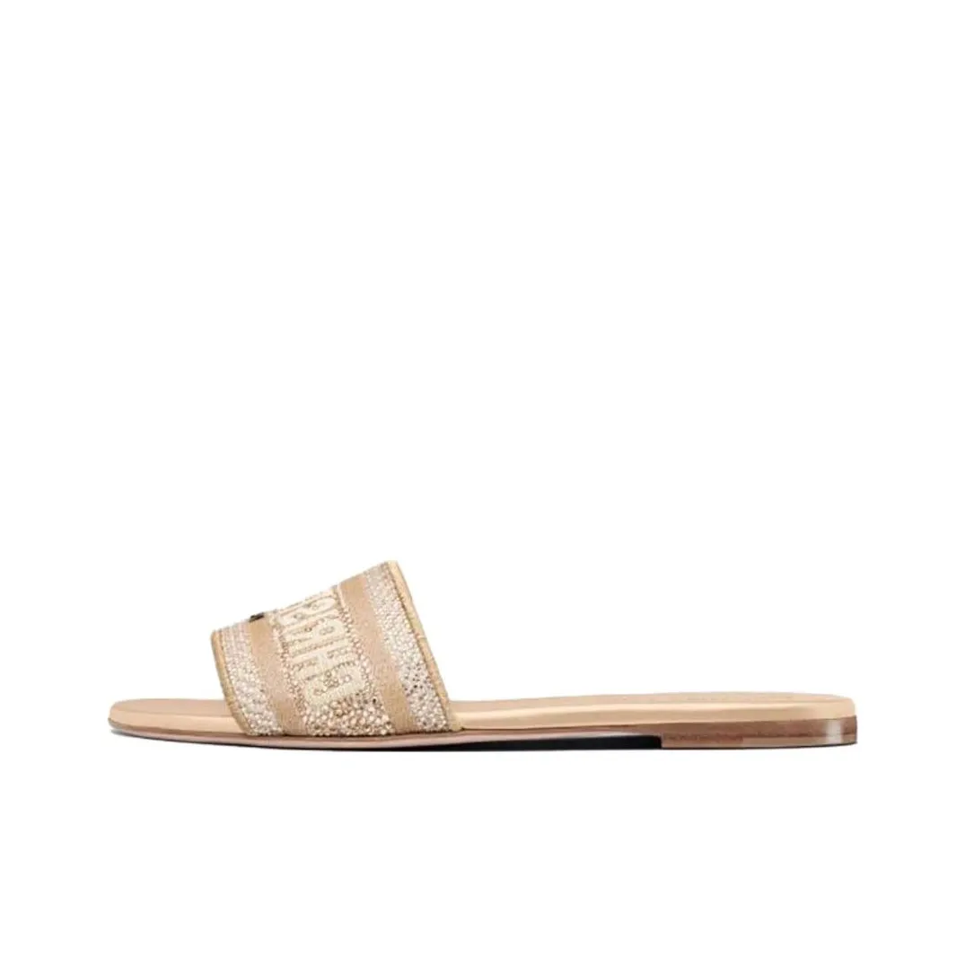 DIOR Dway Slip Resistant Stylish Sandal Women's Gold