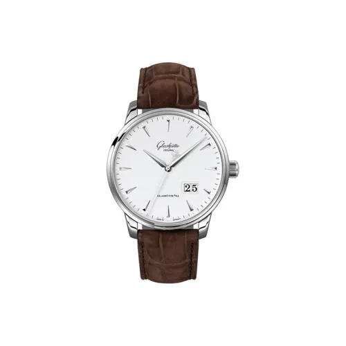 Glashütte Original Автоматический Механический Movement Мужские SENATOR Часы 42 мм Белые