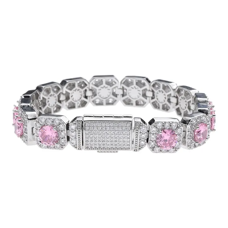 LUXTA Циркон Каменный сахар Hip Hop Аксессуары Браслеты Унисекс