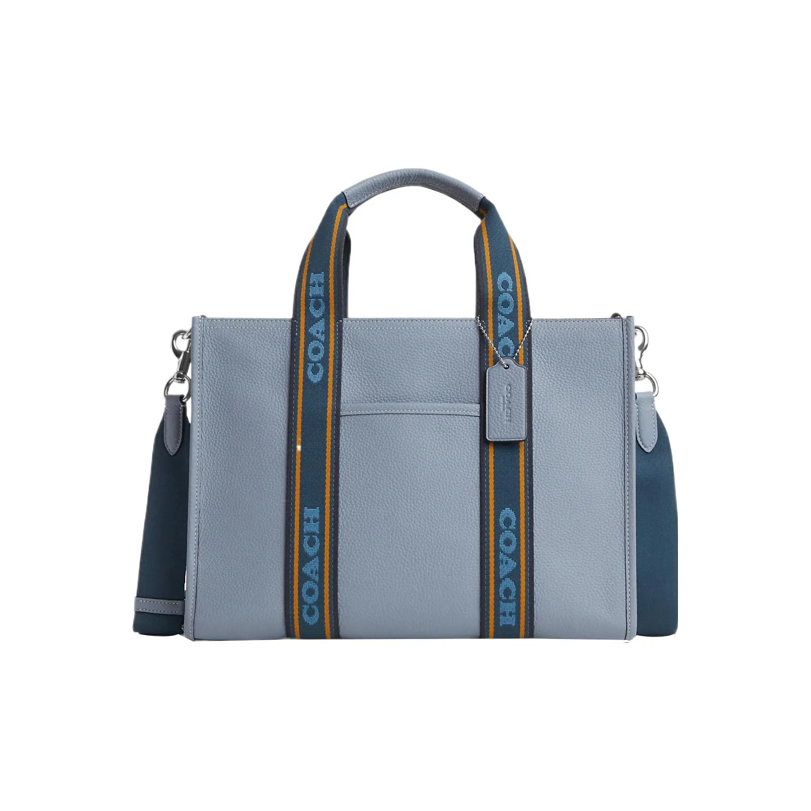 COACH Pebbled Leather Tote Bag, Shopping Bag, Shoulder Bag, Handbag Tubas Unisex