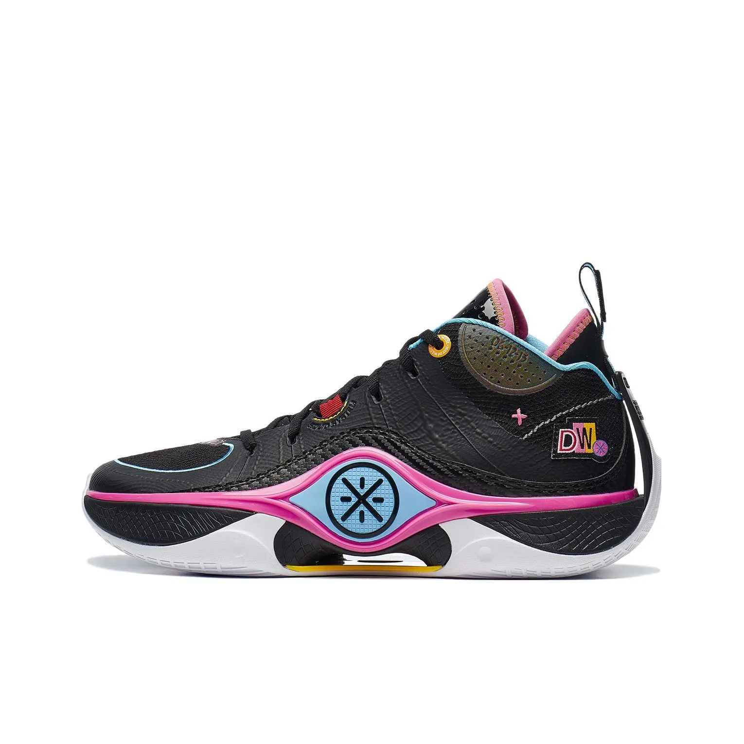LiNing Wade Shadow 5 Cushioned Slip Resistant Low Top Basketball Shoes Men's Black