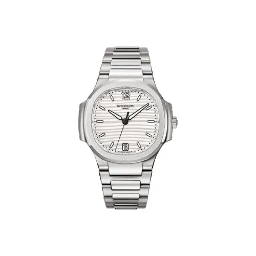 PATEK PHILIPPE Автоматический Механический Movement Женские Спортивно-Элегантные Часы NAUTILUS Series, 35,2 мм, Белые