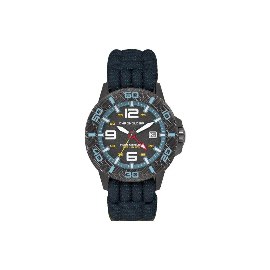 CHRONOLOGIA Canyon Adventure Collection Мужские наручные часы кварцевый механизм серый циферблат модель 94024