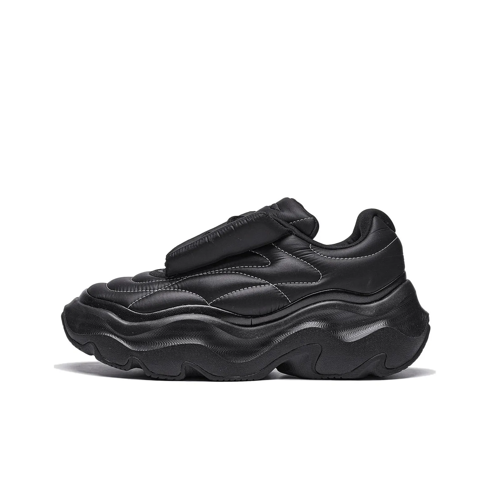 Подкладка Slip-resistant Abrasion-resistant Низкий топ Повседневная обувь Женская Черная